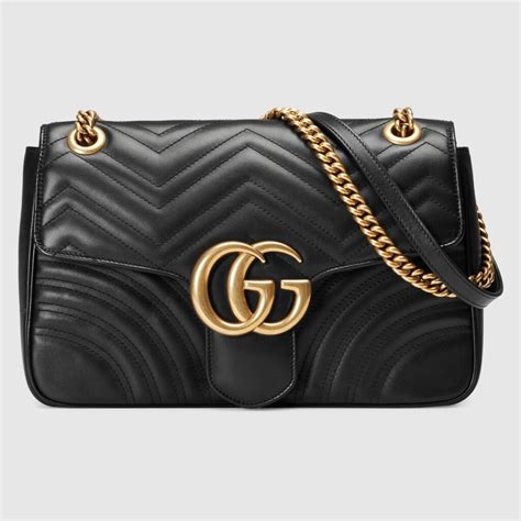 fake gucci black bag